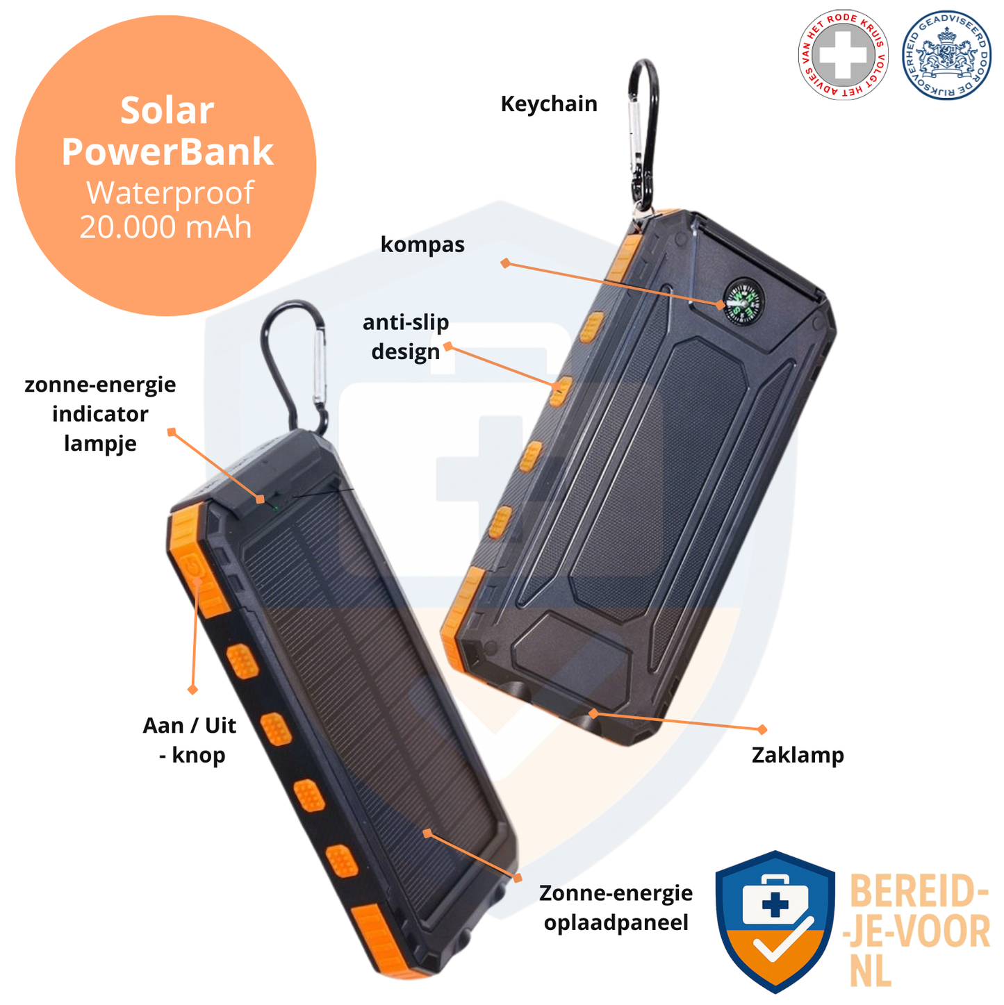 IonSmart Waterproof Solar PowerBank