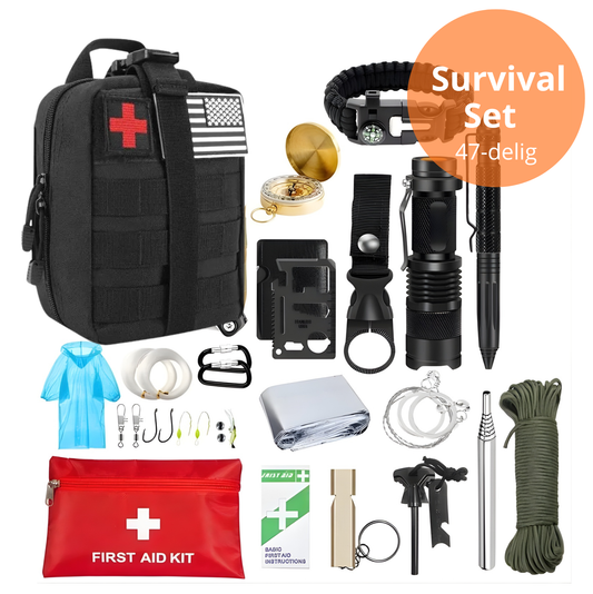 47-delige Survival Set - Compleet SOS-systeem voor echte noodsituaties